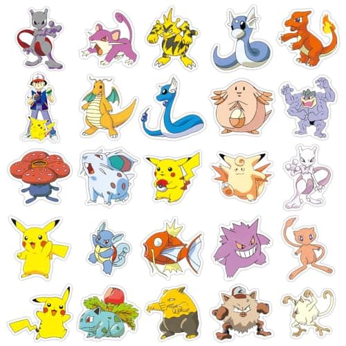 Cute Cartoon Animal Stickers - 50PCS Waterproof Decorative Stickers for Laptops, Water Bottles, Scrapbooking & Gifts — view 3
