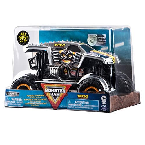 Monster Jam Official Max D Monster Truck, Die-Cast Vehicle 1:24 Scale — view 4