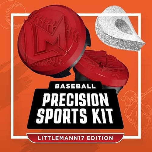 KontrolFreek Precision Sports Baseball Kit – Littlemann17 Edition – for Xbox one (XB1) and Xbox Series X (XBX) Controller – Red/Black — view 5
