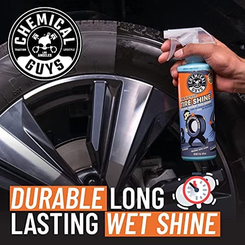 Chemical Guys Tire Kicker Sprayable Extra Glossy Tire Shine (Works on Rubber, Vinyl & Plastic), Great for Cars, Trucks, SUVs, Motorcycles, RVs & More, 473 ml — view 3