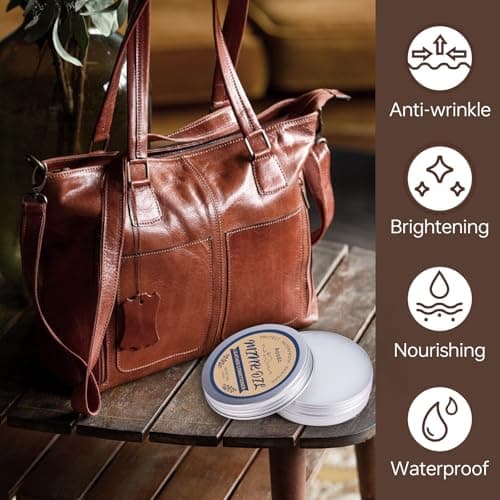 Aosdc Mink Oil Leather Conditioner and Cleaner 3.52 oz - Premium Waterproof Formula for Leather Cowboy Boots,Natural Waterproof Soften and Restore Shoes, Jackets, Hats, Baseball Gloves, Saddles — view 4
