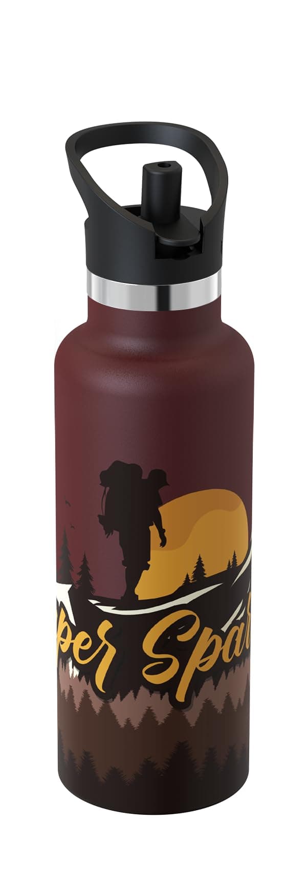 Super Sparrow Botella Agua Acero Inoxidable - Botella Termica - 350ml, 500ml, 750ml, 1L, 1.2L - Termo Sin BPA, Botella Agua Niños, para Deporte, Viaje, Escuela, Exterior, Oficina, Hogar — view 60