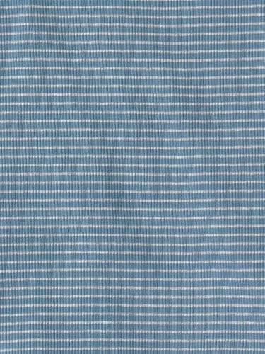 Little Planet by Carter's Neutral 2-piece Pajamas Made with Organic Cotton, Blue Stripes, 2T — view 2