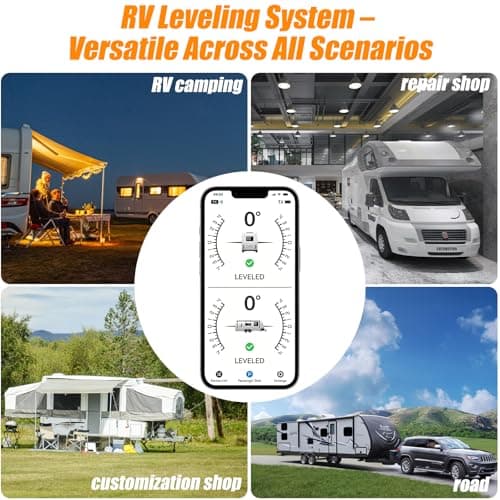 RV Leveling System, Magnetic Easy-Attach Design for RVs/Trailers/Camping — view 3