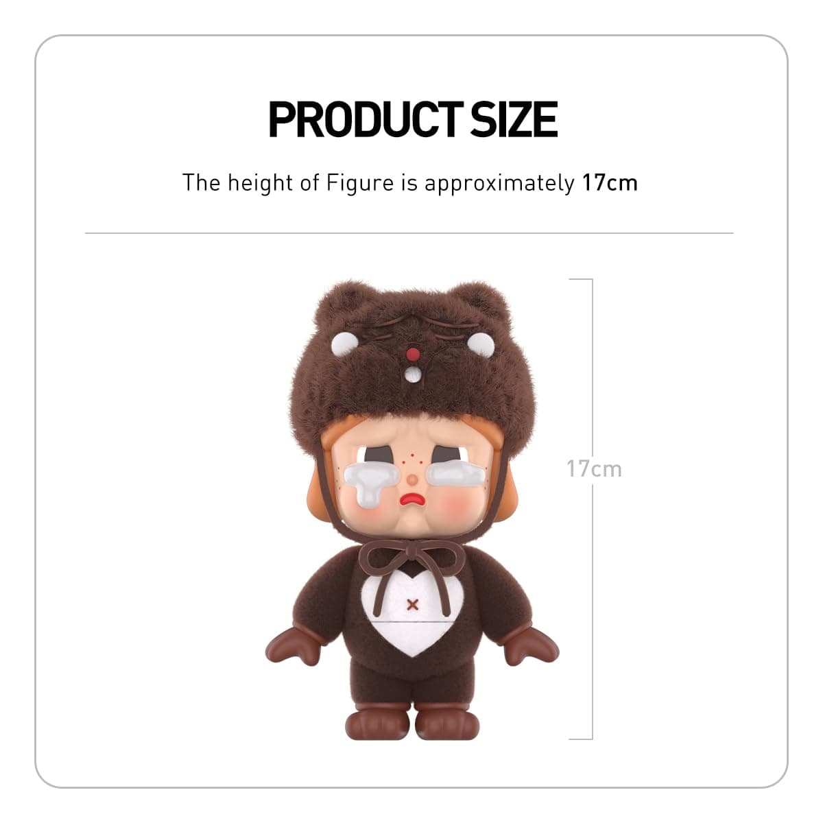 POP MART Crybaby Crying Again Series-Vinyl Face Plush de Acción Popular Figura Coleccionable y Adorable Juguete Artístico Regalo Creativo 1PC — view 5