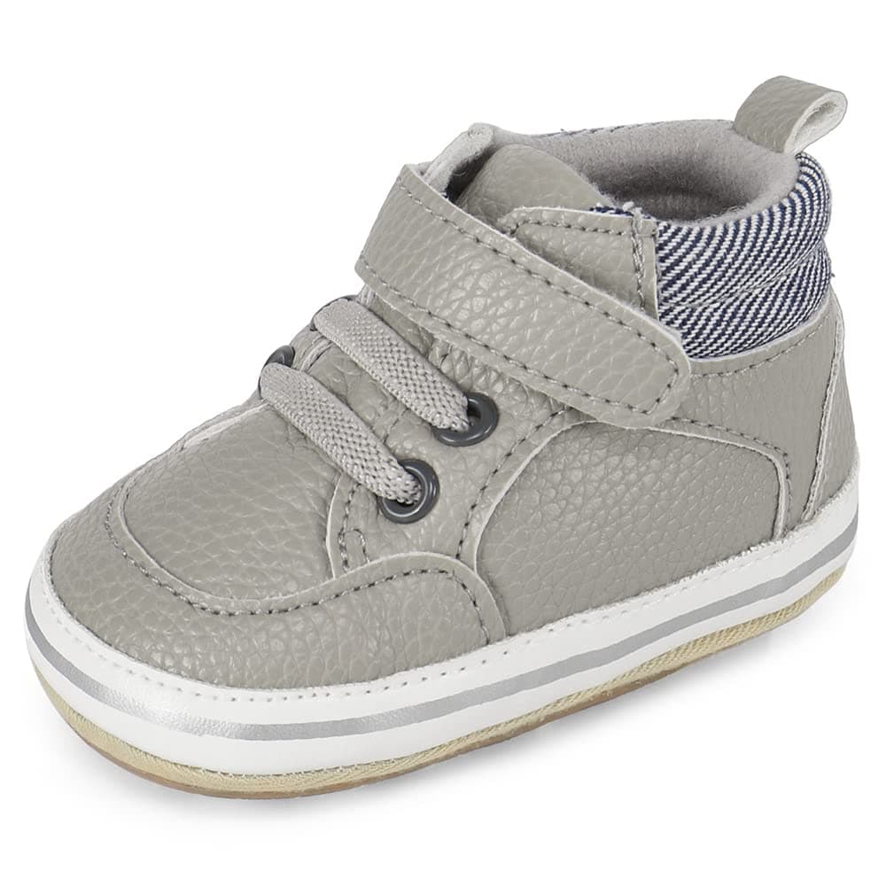 MK MATT KEELY Baby Boys Girls Soft Sole Sneakers Infant PU Leather Shoes Prewalkers — view 10