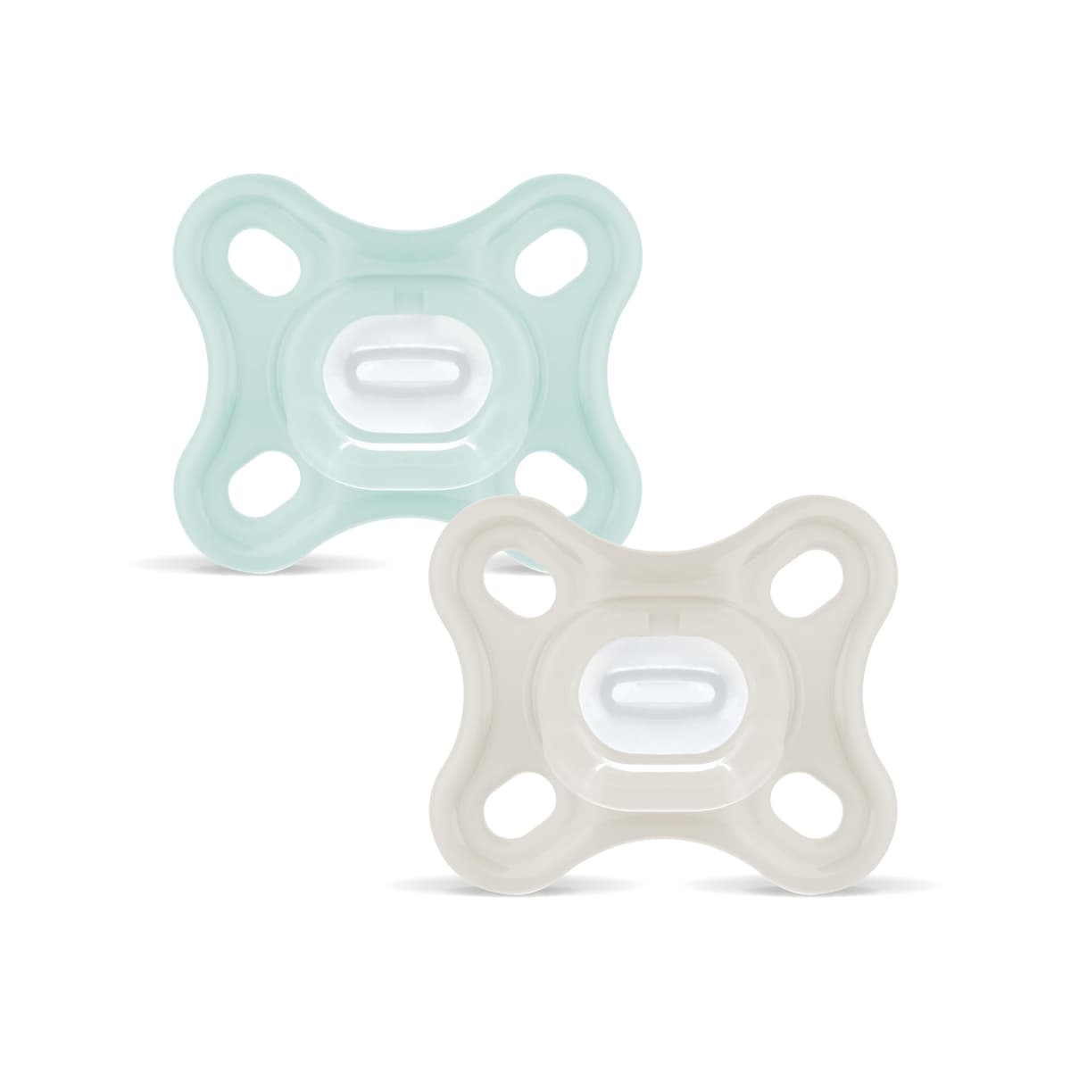 MAM Chupete Todo Silicona, 0-3 Meses, con Tetina Simétrica, Extra Pequeña y Cuello Delgado de Silicona Skin Soft Silicone de Fácil Aceptación, con Caja Autoesterilizadora, MAM Comfort, Rosa, 2uds — view 10