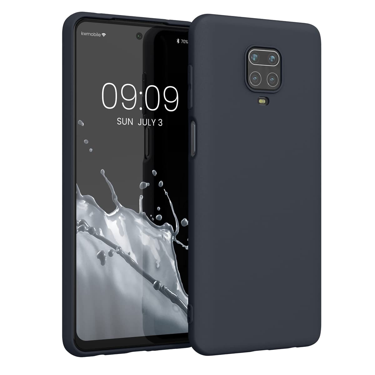 kwmobile Carcasa Compatible con Xiaomi Redmi Note 14 Pro 5G / Poco X7 Funda - Funda Ultrafina de TPU con Bordes elevados - Lavanda Metalizado — view 258