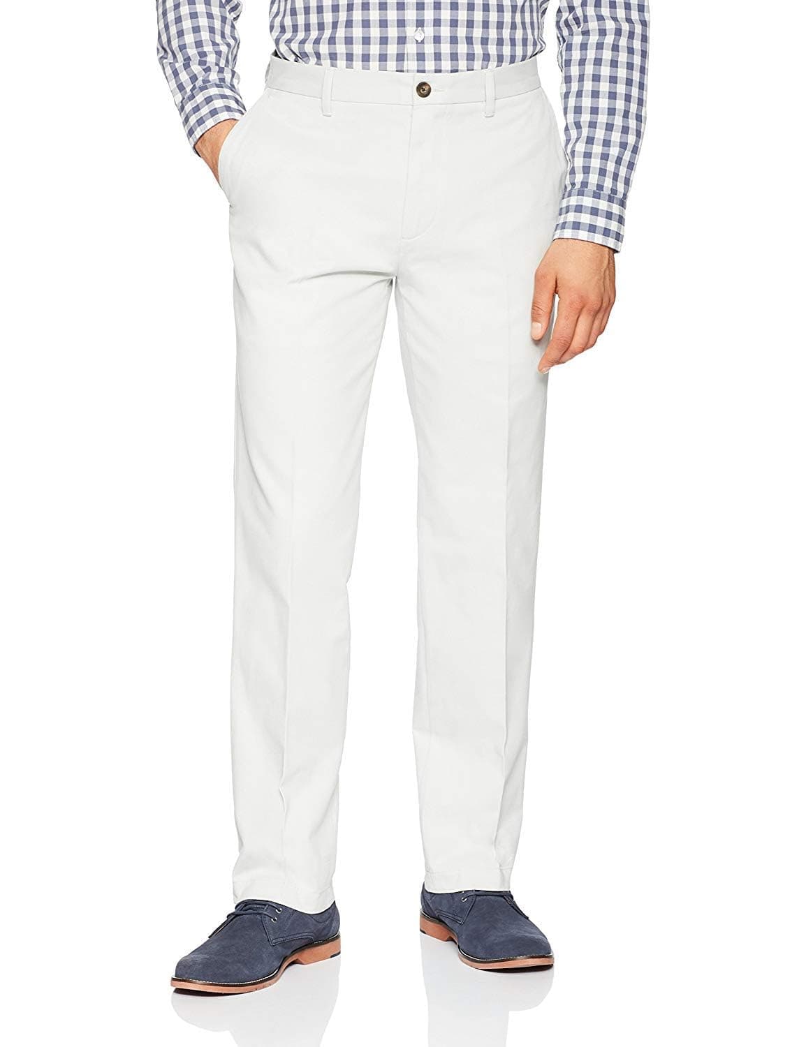Amazon Essentials Men's Classic-Fit Wrinkle-Resistant Flat-Front Chino Trousers (Available in Big and Tall) — view 19