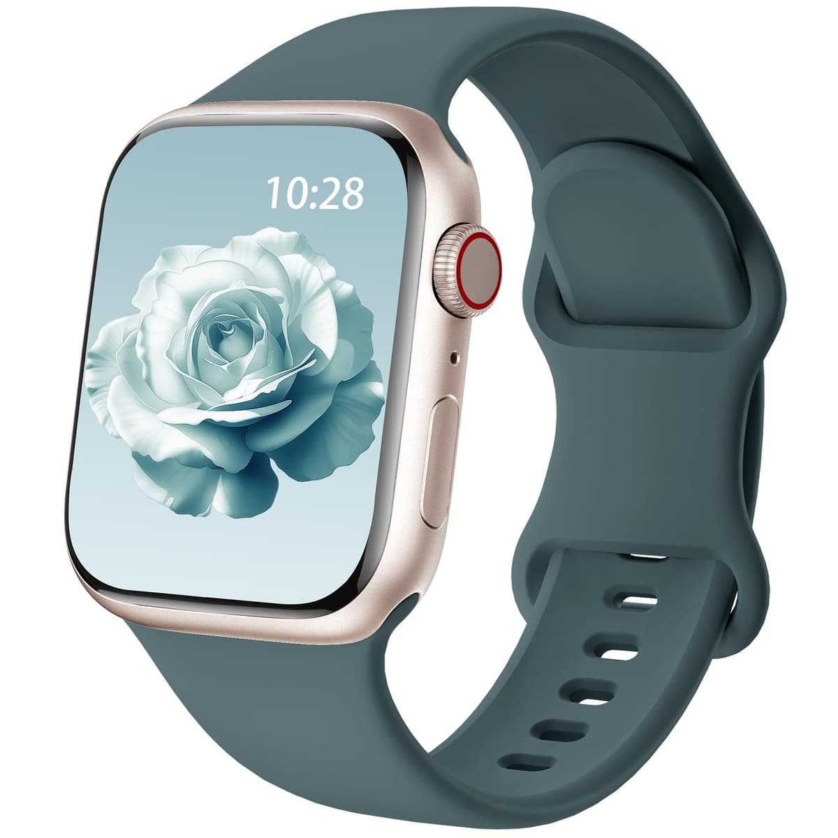 Patented Upgraded Silicone Strap Compatible with Apple Watch Straps 38mm 40mm 41mm 42mm(Series 10) for Women Men,Soft and Breathable Sport Watch Bands for iWatch Series 10 9 8 7 6 5 4 3 2 1 SE — view 25