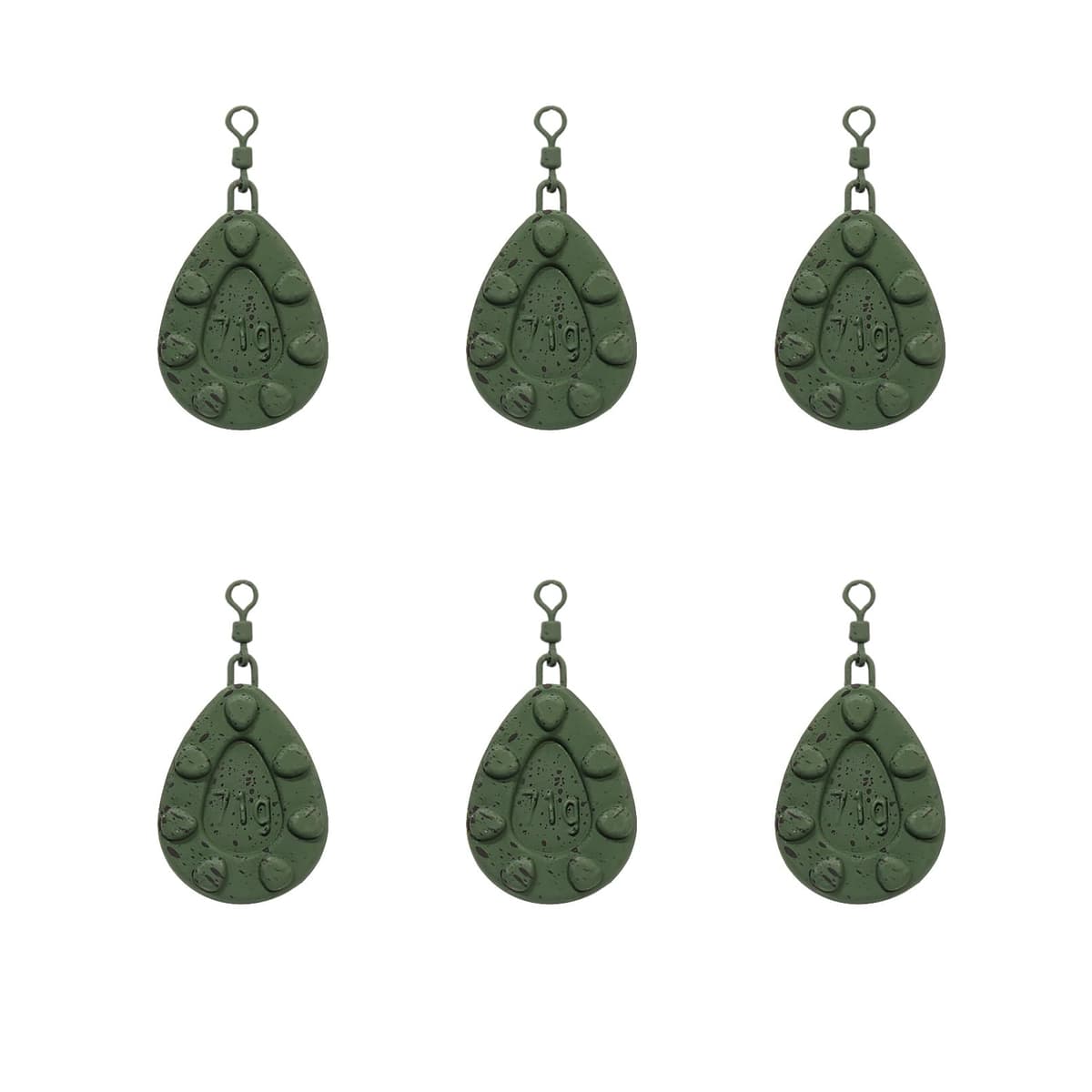 Plomo de pesca para carpas (43 g – 99 g) – Plomo de pesca con espiral, recubierto y mate, para lanzamientos anchos, antienredos, accesorios de pesca de carpa