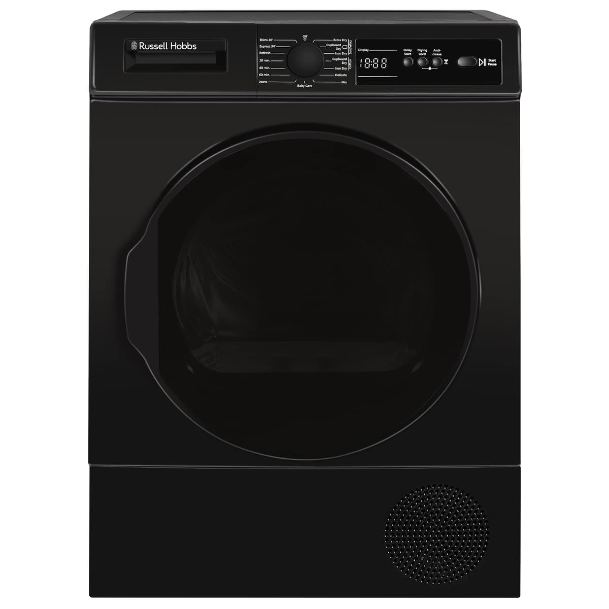Russell Hobbs Freestanding Electric Heat Pump Condenser Tumble Dryer, 8kg Capacity, 15 Programmes, 3 Heat Settings, LED Display, Anti-Crease, Child Lock in Anthracite RH8HPTD1E12AN — view 18