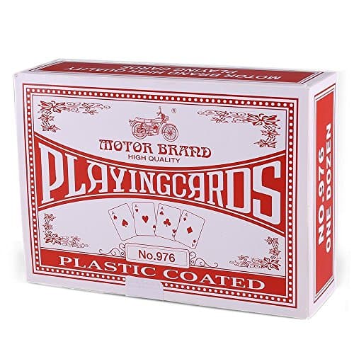 LotFancy Playing Cards, 12 Pack, Decks of Cards Bulk, Poker Size, Standard Index, for Blackjack, Euchre, Canasta Card Game, 6 Blue and 6 Red, Casino Grade Poker Cards — view 8
