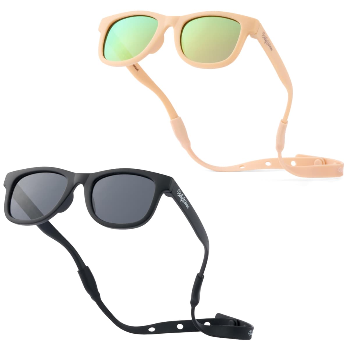 BABY SUNNIES Gafas de sol para bebé con correa, irrompibles y flexibles, para bebés de 0 a 24 meses — view 16