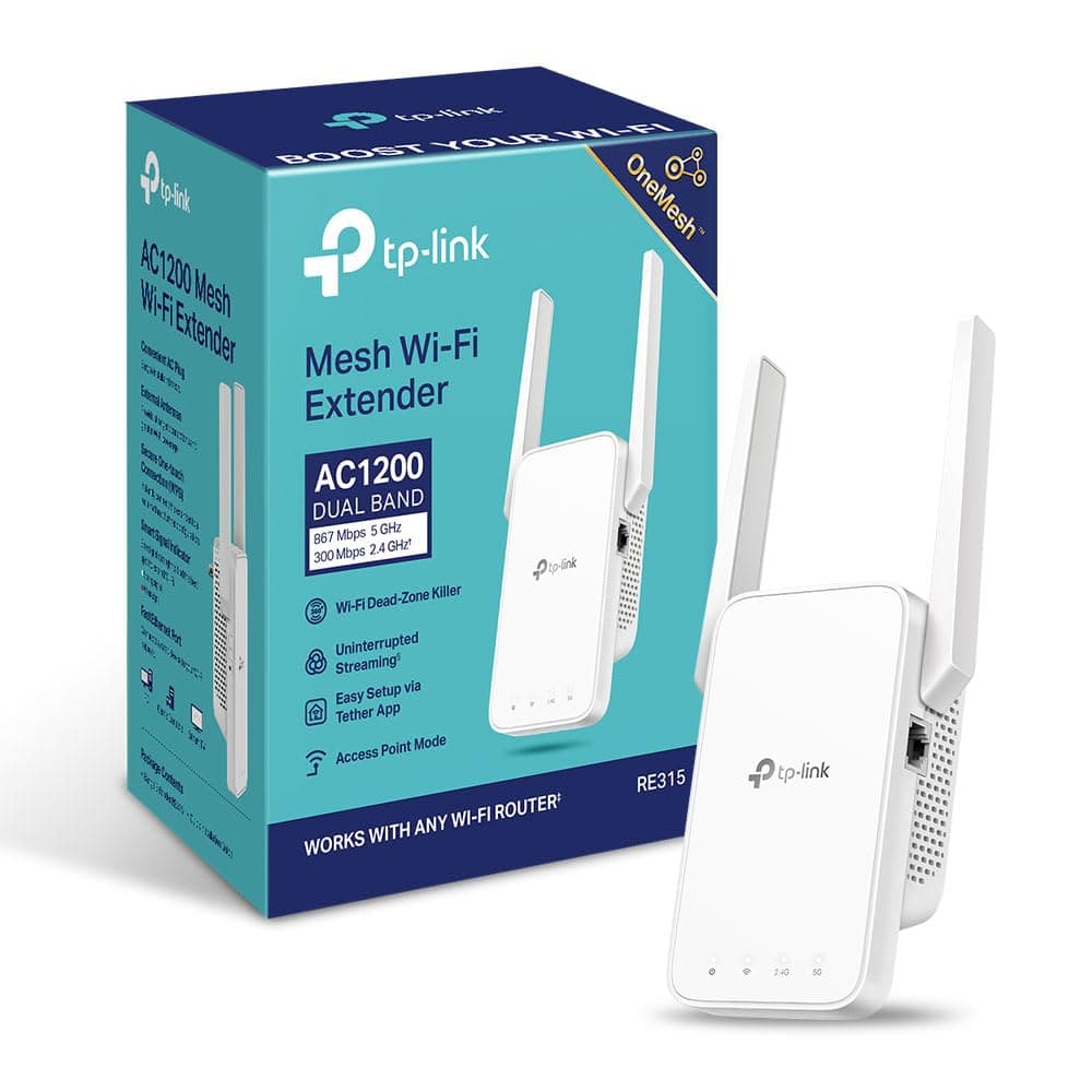 New TP-Link RE505X WiFi 6 Extender Booster AX1500, Dual-Band WiFi Repeater with Gigabit Ethernet, EasyMesh Compatible, Access Point Mode, App Setup — view 11