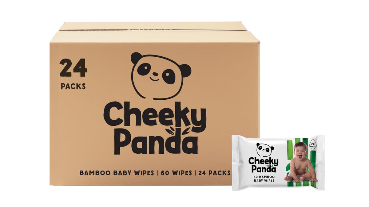 The Cheeky Panda Bamboo Biodegradable Baby Wipes | 99% Purified Water, Suitable for Sensitive Skin | Dermatologically Tested — view 9