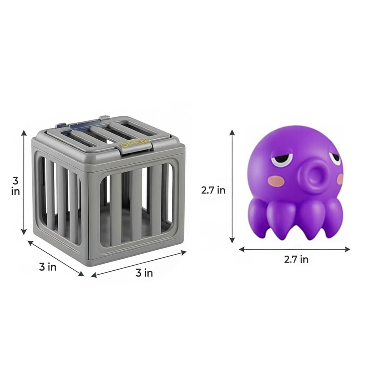 Underwater Dive Rescue Toys | Funscape Kids Pool Diving Toys | Pool Diving Treasure Hunt Game | Sinking Pool Swim Toy For Kids | Water Dive Set With Fish Box Floating Animals For Boys Girls — view 2