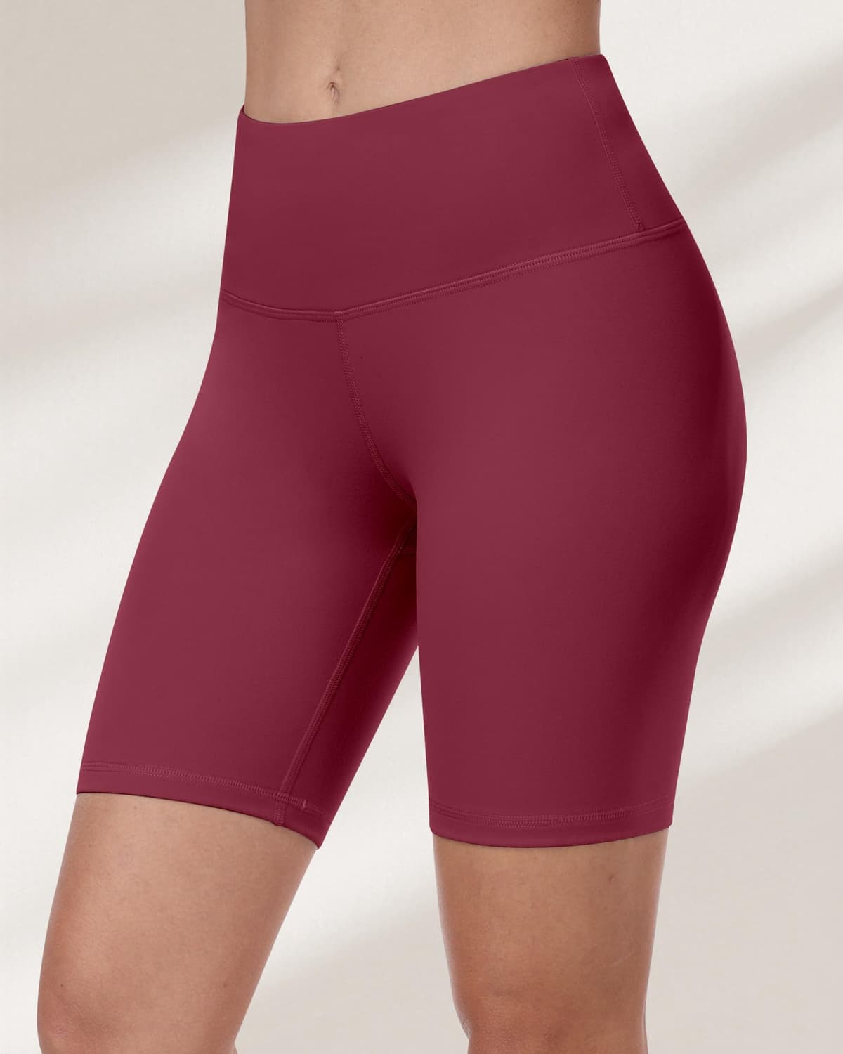Pantalones cortos de ciclismo para mujer, cintura alta, control de abdomen, suaves, atléticos, gimnasio, yoga