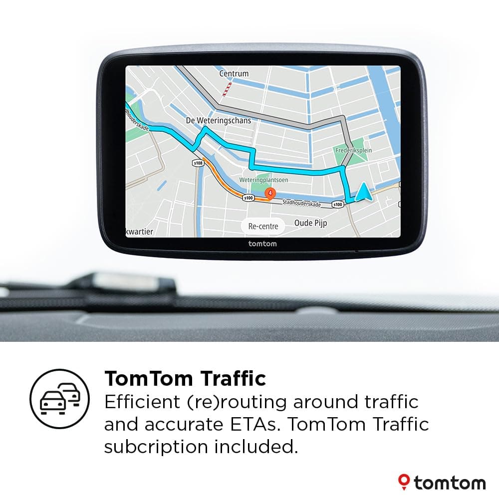 TomTom Car Sat Nav GO Superior (6 Inch, with Traffic Congestion and Speed Cam Alerts thanks to TomTom Traffic, World Maps, Quick-Updates via WiFi, Fuel Prices, Click-Drive Mount) - NEW SOFTWARE — view 2