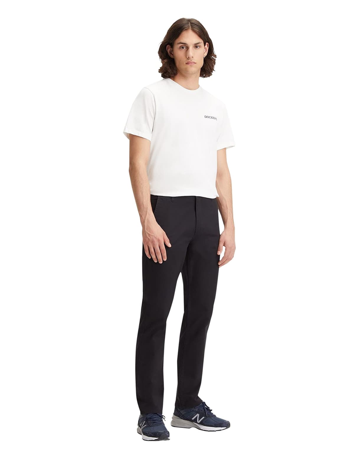 Dockers Men's Alpha Khaki Original Slim Trousers — view 12