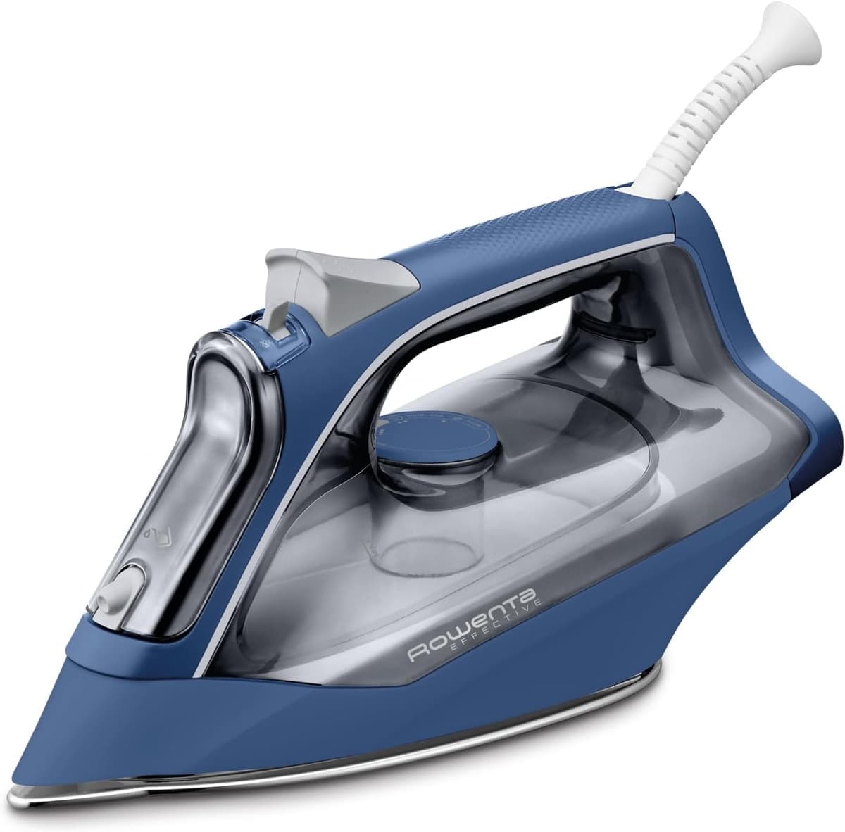 Rowenta Access Steam - Plancha vapor 2500 W, golpe 140 g/min y vapor continuo de 40g/min, suela Microsteam 300, punta precisa, sistema antical y protección antigoteo, azul, DW4301 — view 4