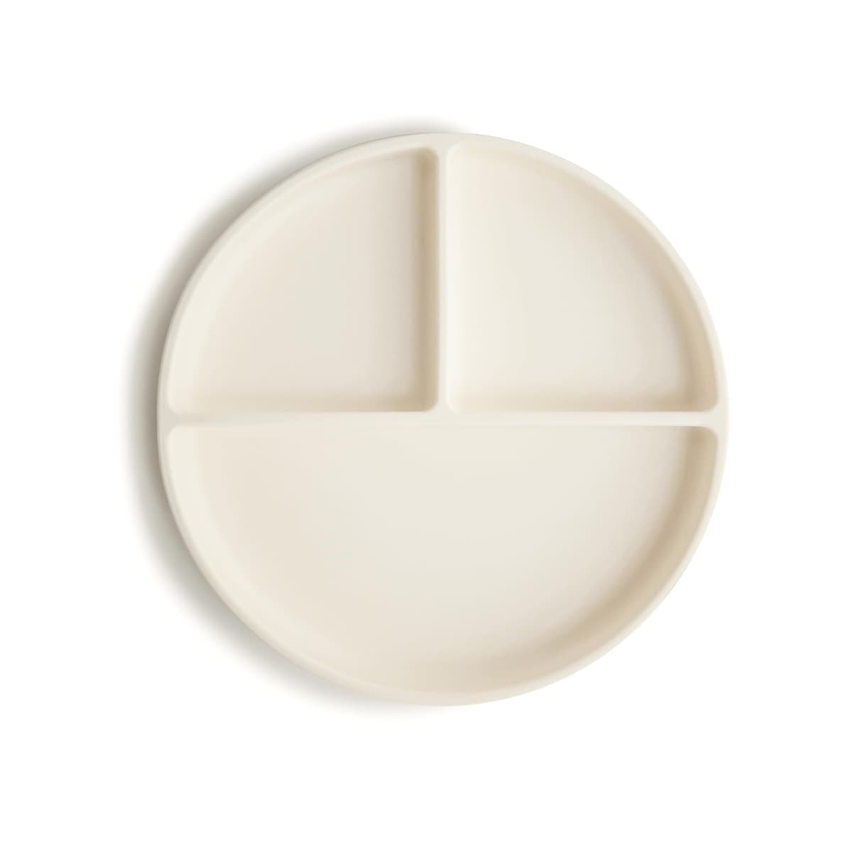 Mushie Classic Silicone Non-Slip Suction Plate for Babies & Toddlers | Food Grade Silicone | Dishwasher & Microwave Safe (Ivory) — view 36