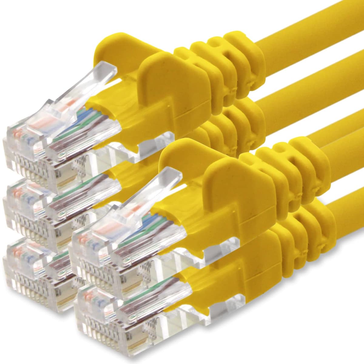 1aTTack.de 0.25m - black - 10 pieces - (PACK) - CAT.6 CAT6 Ethernet LAN network cable 1000 Mbit/s patch cable — view 115