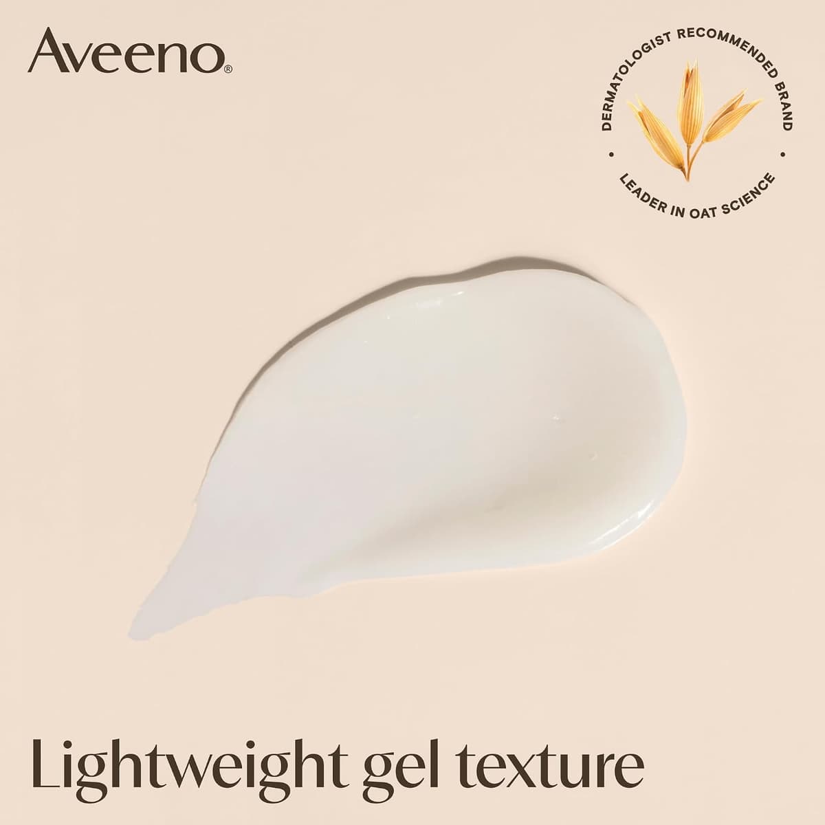 Aveeno Face Calm+Restore Oat Gel Moisturiser (1x 50ml), Face Moisturiser to Instantly Soothe and Replenish the Skin's Moisture Barrier, Intensely Nourishing Day Cream, Suitable for Sensitive Skin — view 5