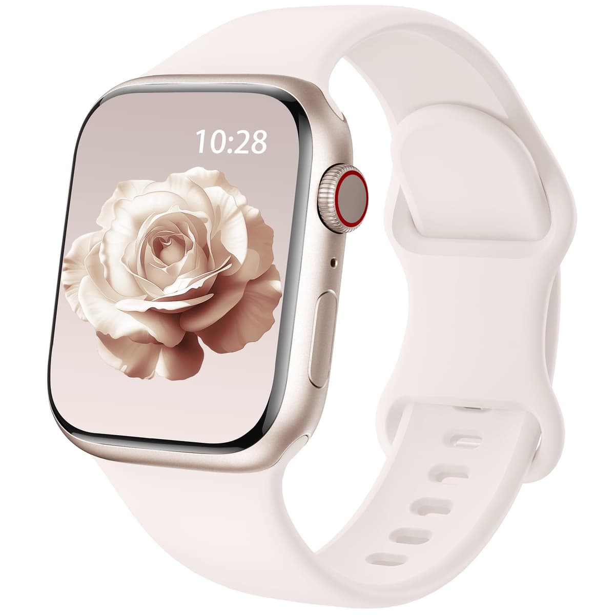 Patented Upgraded Silicone Strap Compatible with Apple Watch Straps 38mm 40mm 41mm 42mm(Series 10) for Women Men,Soft and Breathable Sport Watch Bands for iWatch Series 10 9 8 7 6 5 4 3 2 1 SE — view 35