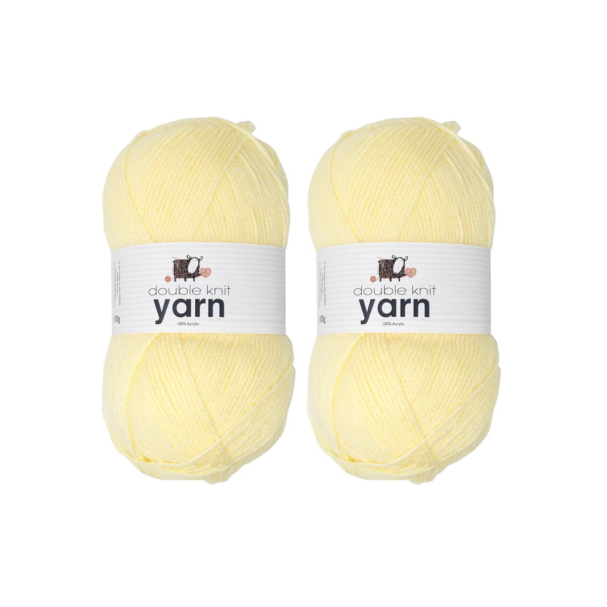 Korbond DK Beige Yarn - 100g Acrylic Wool - Lightweight, Hypoallergenic & Durable Double Knit Crochet Yarn Knitting Wool (290m Total) — view 40