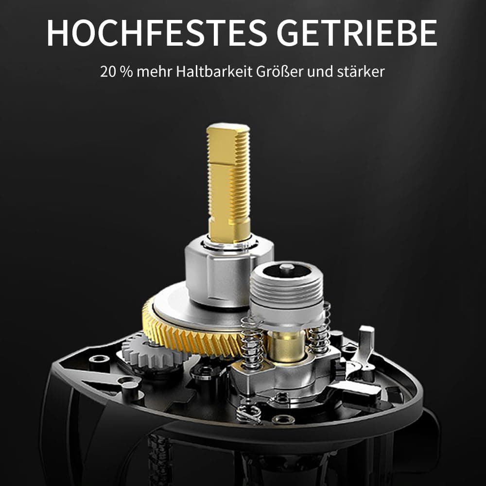 Carrete de Pesca Baitcasting,Sistema de frenado magnético para la Pesca en Agua Salada y Agua Dulce, carretes de Pesca Baitcaster con rodamientos de Bolas de Acero Inoxidable 18+1BB, Disponible en — view 4