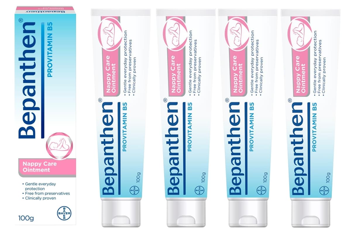 Bepanthen Nappy Care Ointment | Nappy Cream with Provitamin B5 | Suitable for Newborns Skin, 100 g (Packing May Vary). — view 16