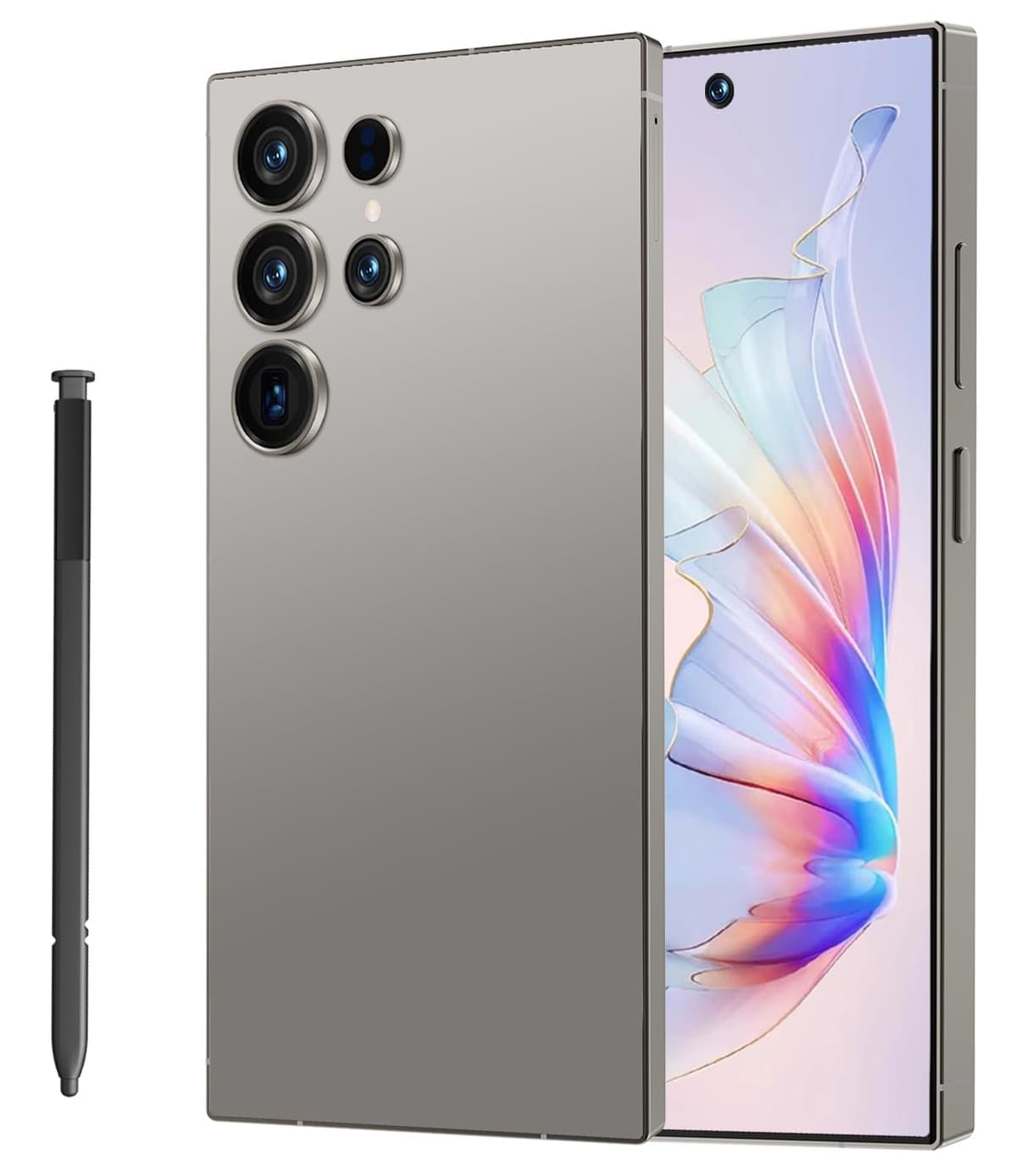 Liibao I26 Ultra Unlocked Cell Phone,12+512GB 5G Unlocked Phone, 6.99" HD Screen Smartphone Built in Pen Android 14 Battery 7000mAh, Dual SIM/Face ID/Fingerprint Lock/GPS (Black) — view 10