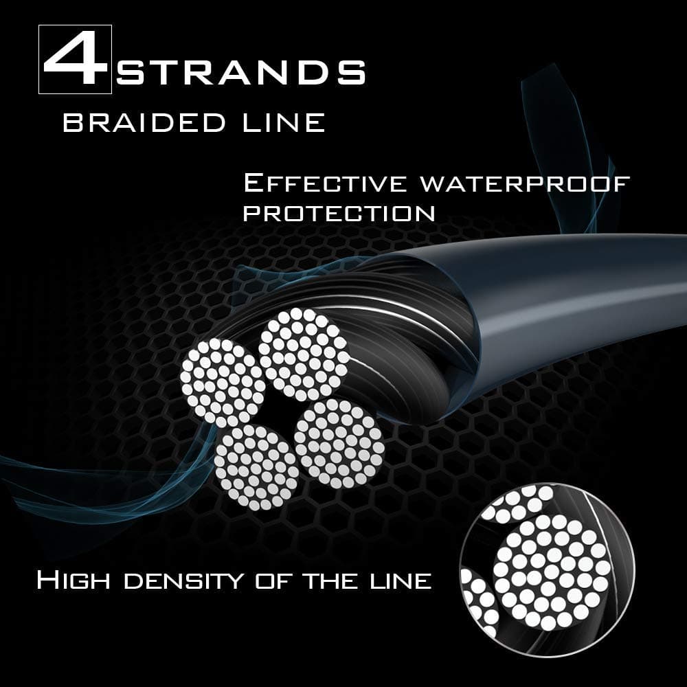 SeaKnight Classic sedal Trenzado Pesca 4 Hilos 300M/500M Liso Linea de Pesca de la Carpa, Pesca en el mar 6-50LB — view 4