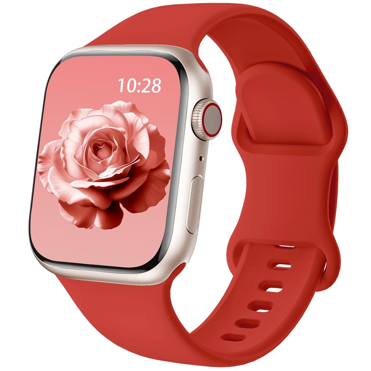 Patented Upgraded Silicone Strap Compatible with Apple Watch Straps 38mm 40mm 41mm 42mm(Series 10) for Women Men,Soft and Breathable Sport Watch Bands for iWatch Series 10 9 8 7 6 5 4 3 2 1 SE — view 33