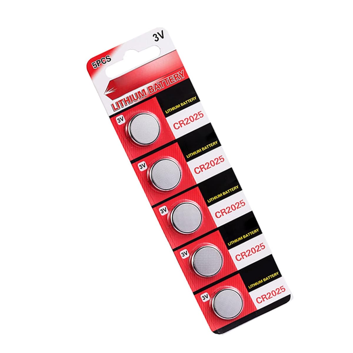 Multipacks de 5/10 pilas de botón de litio CR2025 de 3 V, fuentes de alimentación CR2025 de 3 V, batería de botón para dispositivos electrónicos