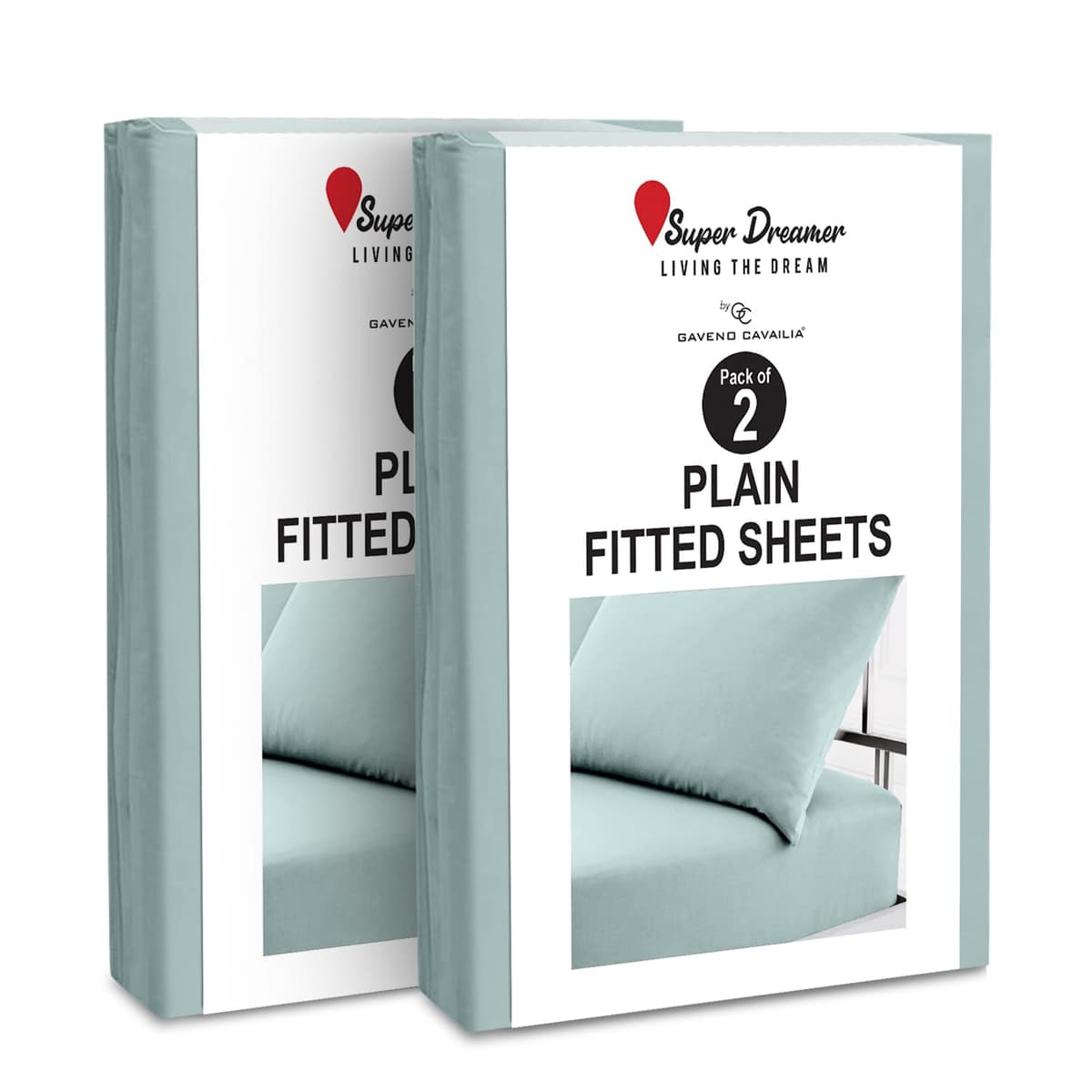 GC GAVENO CAVAILIA Fitted Sheet Single Bed (91 x 190cm) - Grey Bedding Sheets - Plain Dyed Microfiber Bed Sheets Single - (10 inch) 25cm Deep Pocket Bottom Sheet - Easycare - Wrinkle & Fade Resistant — view 36
