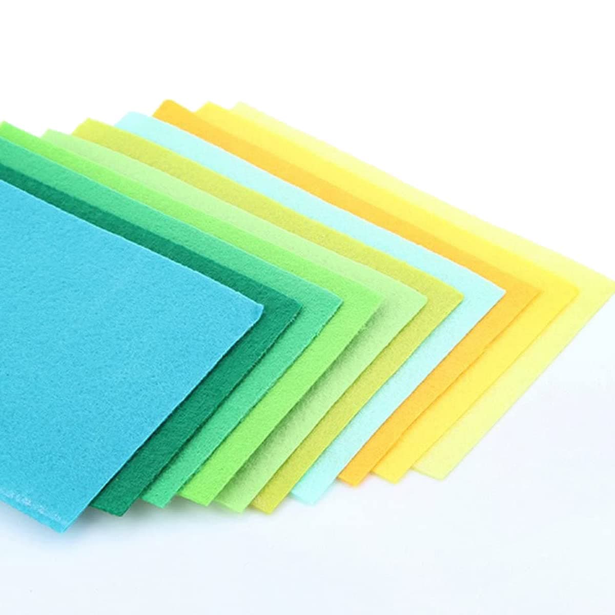 TRIXES - Set of 40 Multicolor Felt Sheets for Crafts and Arts - Craft Felt - Material for Sewing DIY Crafts - Patchwork Fabrics — view 6