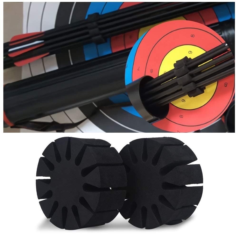 DEWIN Arrow Rack, Durable Espuma de EV A Rack Redondo Separador de Flecha Soporte para Tiro Al Aire Libre Tiro con Arco Accesorios 6 Pcs — view 3