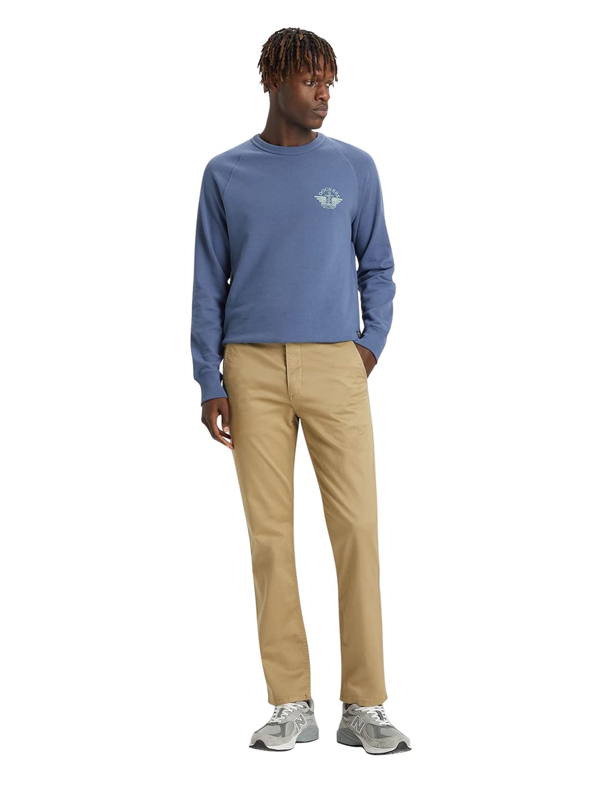 Dockers Men's Alpha Khaki Original Slim Trousers — view 14