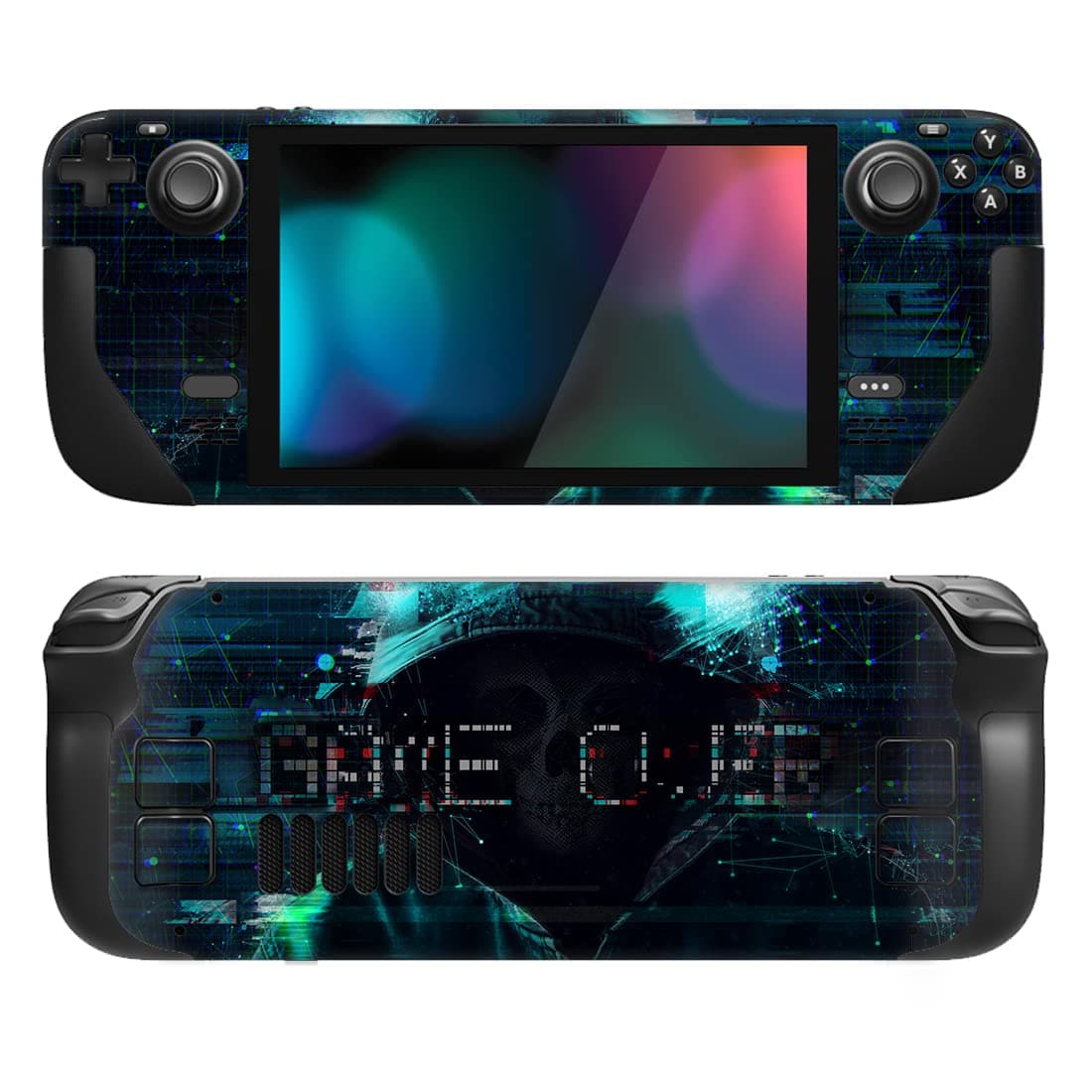 playvital Full Set Protective Skin Decal for Steam Deck LCD, Custom Stickers Vinyl Cover for Steam Deck OLED - Classics SNES Style — view 12