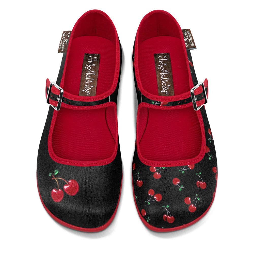 Hot Chocolate Design Chocolaticas Funky Canvas Women's Mary Jane Flat Shoes — view 114