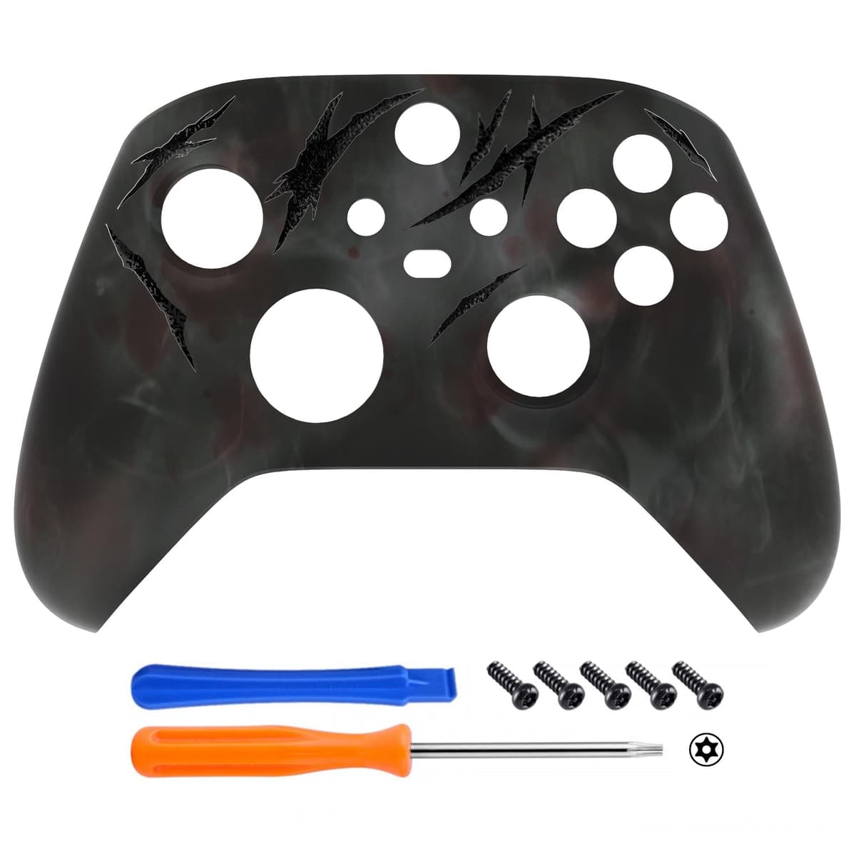 eXtremeRate Replacement Shell for Xbox Series X|S Controller - Unleash Your Style - Blood Mist Custom Acessories Skin Front Housing Cover for Xbox Core Controller Wireless - No Console — view 3