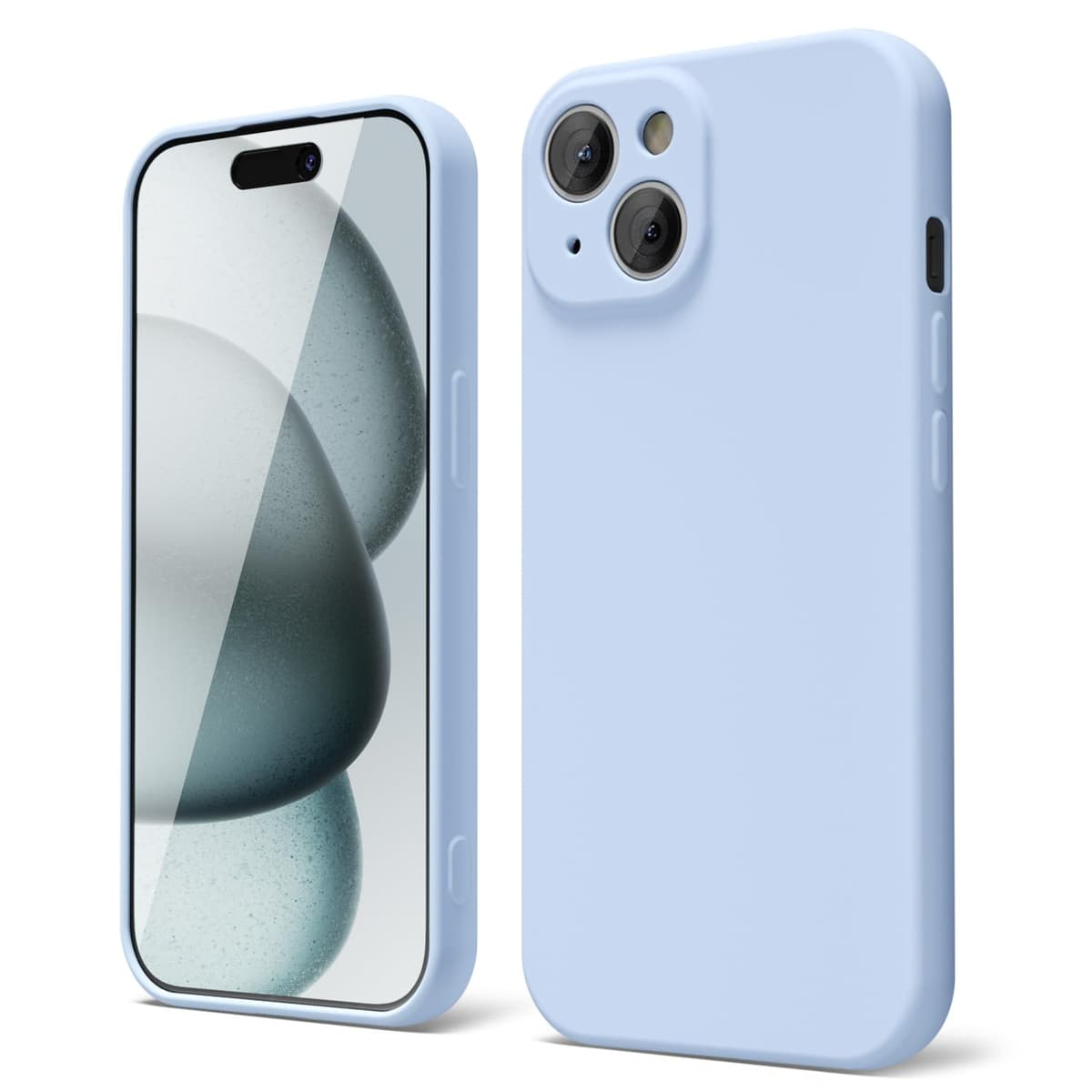 oakxco for iPhone 17 Pro Max Phone Case Liquid Silicone, Cute Thin Slim Grip Soft Rubber Gel for Women Men, Smooth Matte TPU Plain Solid Color Girly Simple Case with Camera Cover, Light Pink — view 275