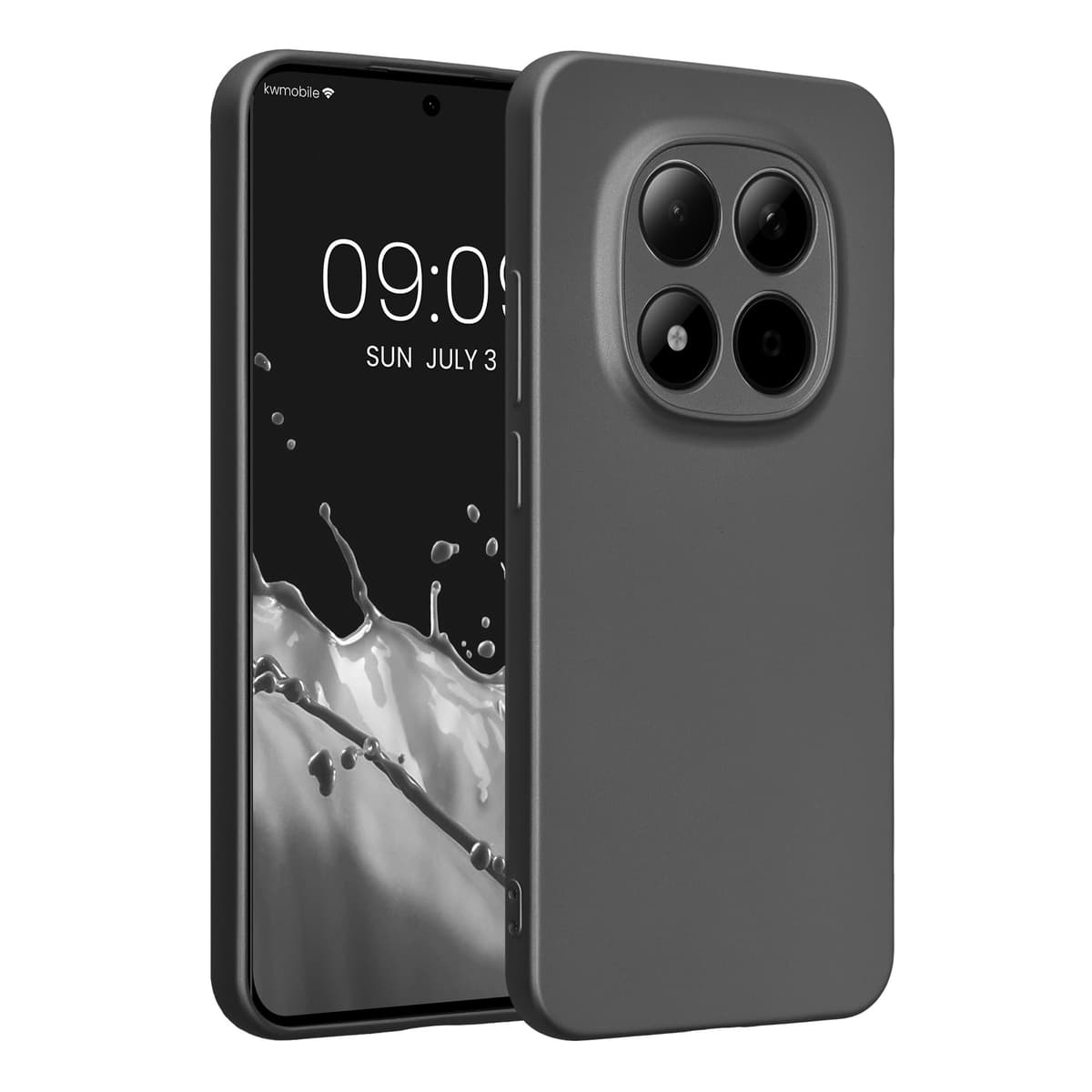 kwmobile Carcasa Compatible con Xiaomi Redmi Note 14 Pro 5G / Poco X7 Funda - Funda Ultrafina de TPU con Bordes elevados - Lavanda Metalizado — view 30