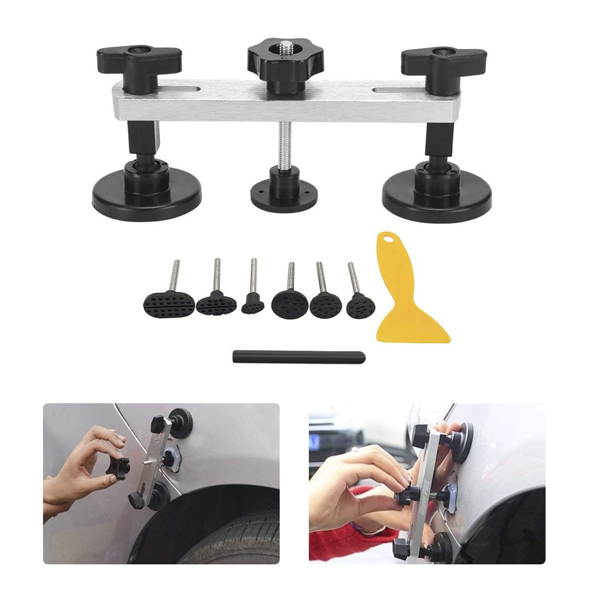 Dent Repair Kit Tools, Body Dent Remover Kit 39pcs Repair Hardware Dent Repair Tool Dent Repair Pen and Rubber Hammer — view 2