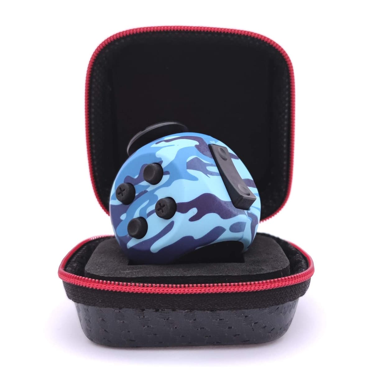 PILPOC theFube Cubo Antiestrés Fidget Cube - Juguetes Sensoriales Adultos y Niños - Juguetes Antiestrés Ansiedad, TDAH, Autismo - Fidget Toy con Lados Silenciosos y Lados de Clics [Negro y Dorado] — view 13