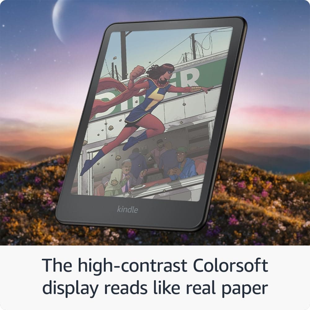 Certified Refurbished Amazon Kindle Colorsoft Signature Edition (newest gen) | With colour display, auto-adjusting front light, wireless charging and long battery life – 32GB — view 4