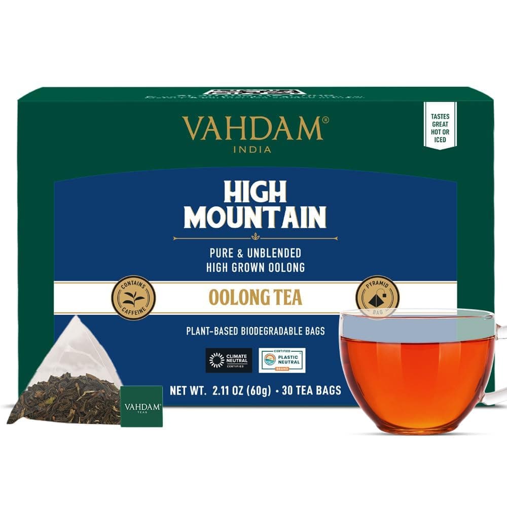 VAHDAM, Himalayan Té Verde (100 Piramidales Bolsitas De Té) 100% Pura Y Natural | Envasado Fresco En La India | Caliente, Frío O Como Kombucha — view 33