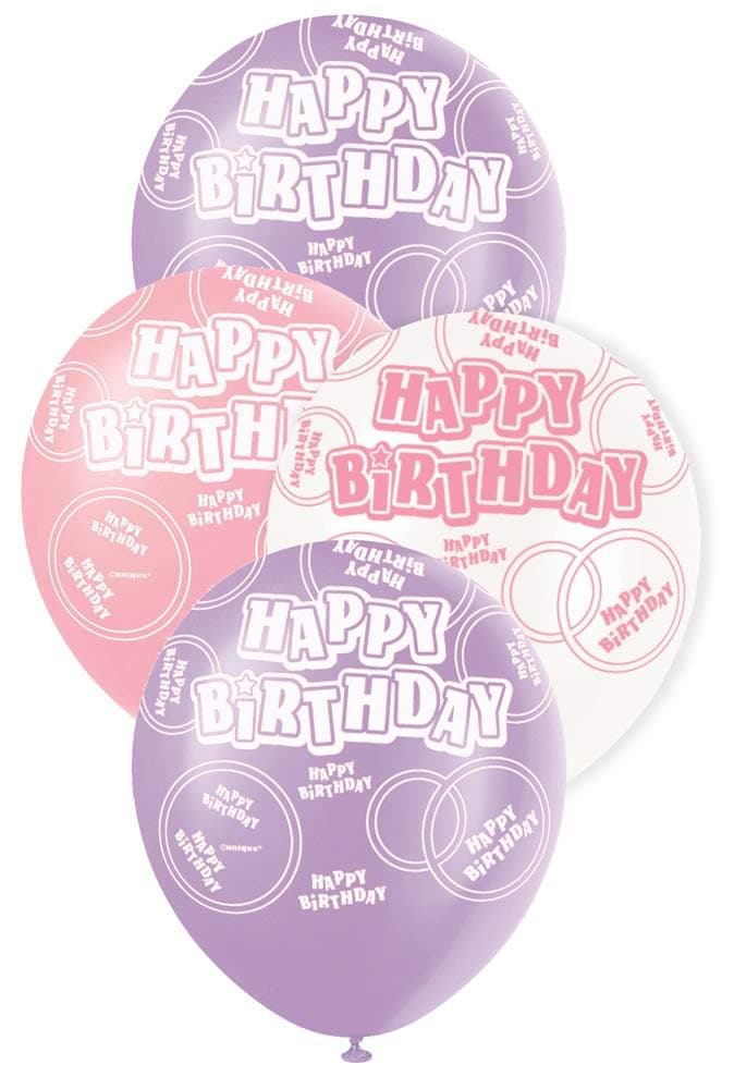 Unique Party 92068 - 9ft Foil Glitz Pink Happy 80th Birthday Banner — view 132